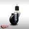 Service Caster 3.5'' SS Hard Rubber Wheel Swivel 1-7/8'' Expanding Stem Caster SCC-SSEX20S3514-HRS-178 - alternate 2